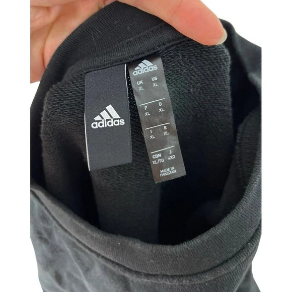 Adidas x Peloton Performance Go Retro Crewneck Sweater Size XL Black Women’s - Picture 5 of 11